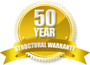 50 Year - Structural Warranty Logo